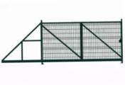 Ворота откатные Profi 2,03х4,0 RAL 6005 влево GL – Купить оптом и в розницу