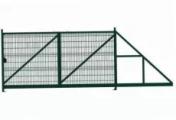 Ворота откатные Profi 2,03х6,0 RAL 6005 вправо GL – Купить оптом и в розницу