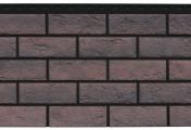 Фасадные панели GRAND LINE Коллекция Состаренный Кирпич Design Plus Кофе с черным швом – Купить оптом и в розницу