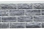 Фасадные панели Grand Line Колотый камень Design Plus гранит с белым швом – Купить оптом и в розницу