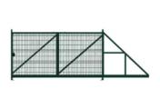 Ворота откатные Profi 2,03х4,0 RAL 6005 вправо GL – Купить оптом и в розницу