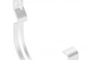 Крюк короткий полоса GL Granite 150 мм RAL 9003 Сигнальный белый – Купить оптом и в розницу