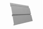 Металлический сайдинг Grand Line Квадро Брус Satin 0,5 мм RAL 7004 Сигнальный серый – Купить оптом и в розницу