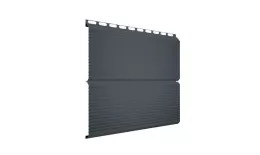 Металлический сайдинг Grand Line ЭкоБрус Gofr PE 0,45 мм RAL 7005 Мышино-серый. Артикул: GrandLine-MS1197