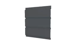 Софит металл GL без перфорации Rooftop Matte Стальной бархат 0,5 мм RAL 7016 антрацитово-серый. Цена: 1.344 руб. Артикул: GrLn01_02_03_Pr_243