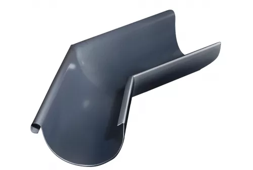 Угол желоба внешний 135° GL Granite 150/100 мм RAL 7024 Мокрый асфальт купить в санкт-петербурге