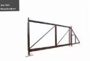 Ворота откатные Colority Zinc 2,03x4,0 RAL 7024 GL – Купить оптом и в розницу