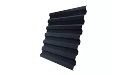Профнастил Grand Line С21 R Rooftop Matte (Стальной бархат) 0,5 мм RAL 7024 Мокрый асфальт. Цена: 1.063 руб. Артикул: C21GL-sb7024