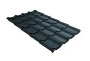 Металлочерепица GL Kamea 0,5 GreenCoat Pural Matt RAL 7024 мокрый асфальт – Купить оптом и в розницу
