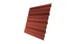 Профнастил Grand Line С10 R Satin 0,5 мм RAL 8004 Терракота. Цена: 707 руб. Артикул: profGL-s8004