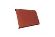 Металлический сайдинг Grand Line Вертикаль classic Satin Matt 0,5 мм RAL 8004 Терракота – Купить оптом и в розницу