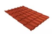 Металлочерепица Grand Line Classic Полиэстер 0.45 RAL 8004 терракота – Купить оптом и в розницу