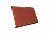 Металлический сайдинг Grand Line Вертикаль classic PurLite Matt 0,5 мм RAL 8004 – Купить оптом и в розницу