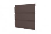 Софит металл GL с перфорацией GreenCoat Pural 0,5 мм RR 887 Шоколадно-коричневый – Купить оптом и в розницу