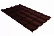 Металлочерепица GL Kamea 0,5 GreenCoat Pural Matt RR 887 шоколадно-коричневый – Купить оптом и в розницу