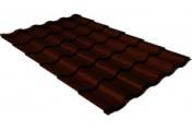 Металлочерепица GL Kredo 0.5 GreenCoat Pural Matt RR 887 шоколадно-коричневый – Купить оптом и в розницу
