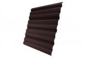 Профнастил Grand Line С10 R Rooftop Matte (Стальной бархат) 0,5 мм RAL 8017 Шоколад – Купить оптом и в розницу