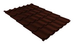 Металлочерепица GL Classic 0.5 Rooftop Matte (Стальной Бархат) RAL 8017 шоколад. Цена: 949 руб. Артикул: GrandLineM15_01-8017