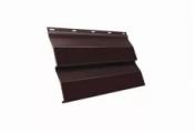 Металлический сайдинг Grand Line Корабельная доска GreenCoat Pural Matt 0,5 мм RAL 8017 Шоколад – Купить оптом и в розницу
