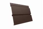 Металлический сайдинг Grand Line Квадро Брус GreenCoat Pural Matt RAL 8017 – Купить оптом и в розницу