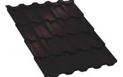 Металлочерепица Трамонтана-SL Пластизол 0,5 мм RAL 8017 Шоколад