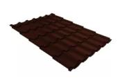 Металлочерепица GL Classic 0.5 Rooftop Matte (Стальной Бархат) RAL 8017 шоколад – Купить оптом и в розницу