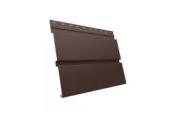 Металлический сайдинг Grand Line Квадро Брус GreenCoat Pural RAL 8017 – Купить оптом и в розницу