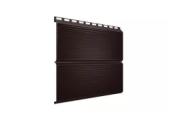 Металлический сайдинг Grand Line ЭкоБрус Gofr Satin Matt 0,5 мм RAL 8017 Шоколад – Купить оптом и в розницу