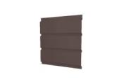 Софит металл GL с перфорацией GreenCoat Pural 0,5 мм RR 887 Шоколадно-коричневый – Купить оптом и в розницу