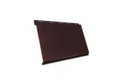 Металлический сайдинг Grand Line Вертикаль classic Drap 0,45 мм RAL 8017 Шоколад – Купить оптом и в розницу
