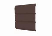 Софит металл GL без перфорации GreenCoat Pural 0,5 мм RR 887 Шоколадно-коричневый – Купить оптом и в розницу