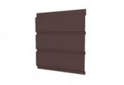 Софит металл GL без перфорации GreenCoat Pural Matt 0,5 мм RR 887 Шоколадно-коричневый – Купить оптом и в розницу