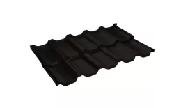 Металлочерепица Grand Line Kvinta Uno 0.5 PurLite Matt RR 32 темно-коричневый. Артикул: GrandLineKU-PL32