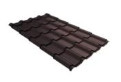 Металлочерепица GL Kamea 0,5 GreenCoat Pural Matt RR 32 темно-коричневый – Купить оптом и в розницу