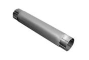 Труба круглая соединительная GL Granite 150/100 мм 1м RAL 9003 Сигнальный белый – Купить оптом и в розницу