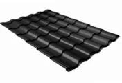 Металлочерепица Grand Line Kredo 0.5 Satin Matt RAL 9005 черный – Купить оптом и в розницу