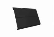 Металлический сайдинг Grand Line Вертикаль Line Satin Matt 0,5 мм RAL 9005 Черный – Купить оптом и в розницу