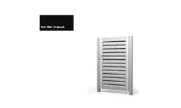 Калитка Жалюзи 2,0х1 RAL 9005 без заполнения GL. Цена: 39.479 руб. Артикул: 27380