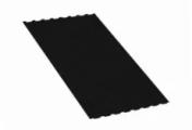 Профнастил МП20 R VikingMP 0,45 мм RAL 9005 Черный – Купить оптом и в розницу