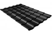 Металлочерепица GL Kredo 0.5 Rooftop Matte (Стальной Бархат) RAL 9005 черный GrandLineM24_01-9005