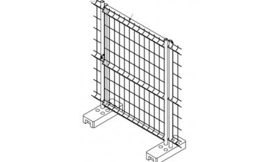 Калитка временного ограждения 1,95x1 Zn GL. Артикул: 26138