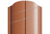 Штакетник Металл Профиль ELLIPSE-O (Закругленный) PURMAN 0,5 мм Argillite медный металлик – Купить оптом и в розницу