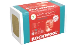 Роквул Акустик Баттс 100 (2,4м2; 0,24м3; 4 плиты). Цена: 2.344 руб. Артикул: Rockwool-12_2