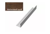 Планка завершающая 50х50 жалюзи Milan 0,45 Print Premium Antique Wood GL – Купить оптом и в розницу