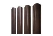 Штакетник Grand Line Slim Полукруглый фигурный 0,45 Print-double Elite Antique Wood Античный Дуб – Купить оптом и в розницу