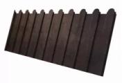 Профнастил C8 A для забора фигурный Grand Line Print Premium РФ 0,45 мм Antique Wood Античный Дуб – Купить оптом и в розницу