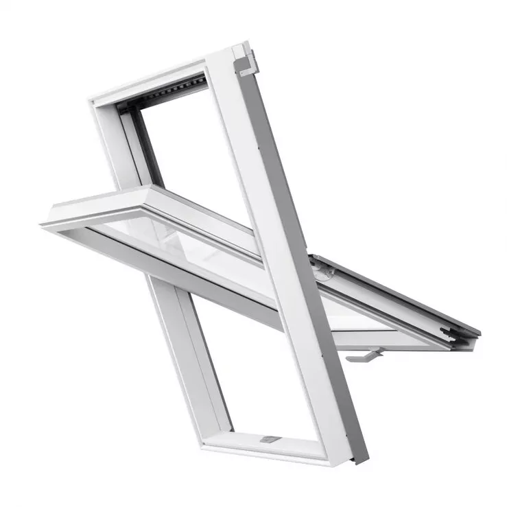 APY C2A B1500 PLUS Окно двухкамерное (ручка снизу) ПВХ Комфорт 55х78см Rooflite купить в санкт-петербурге