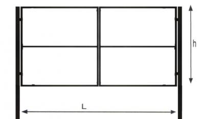 Ворота распашные ЮВЕНТА б/наполнения Ш-4000 В-1900 со столб 80х80х3000 открытие наружу ППК RAL 8017. Цена: 19.691 руб. Артикул: Yuventa_Vorota1_04