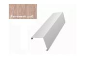 Декоративная накладка на столб угловая жалюзи Milan,Tokyo 0,45 Print Elite White Wood GL – Купить оптом и в розницу