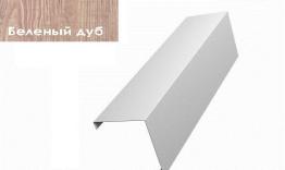 Декоративная накладка на столб угловая жалюзи Milan,Tokyo 0,45 Print Elite White Wood GL. Артикул: 27275